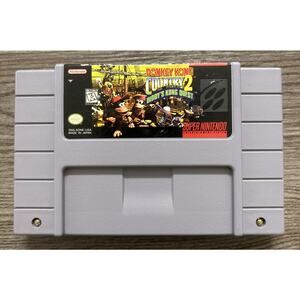 Donkey Kong Country 2 Diddy’s Kong Quest SNES Cartridge Only Authentic